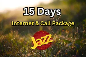 Jazz 15 Days Internet Package feature