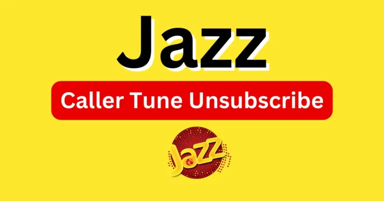 Jazz Caller Tune Unsubscribe Code Feature